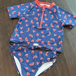 Andy & Evan Blue Watermelon Rashguard Set 6